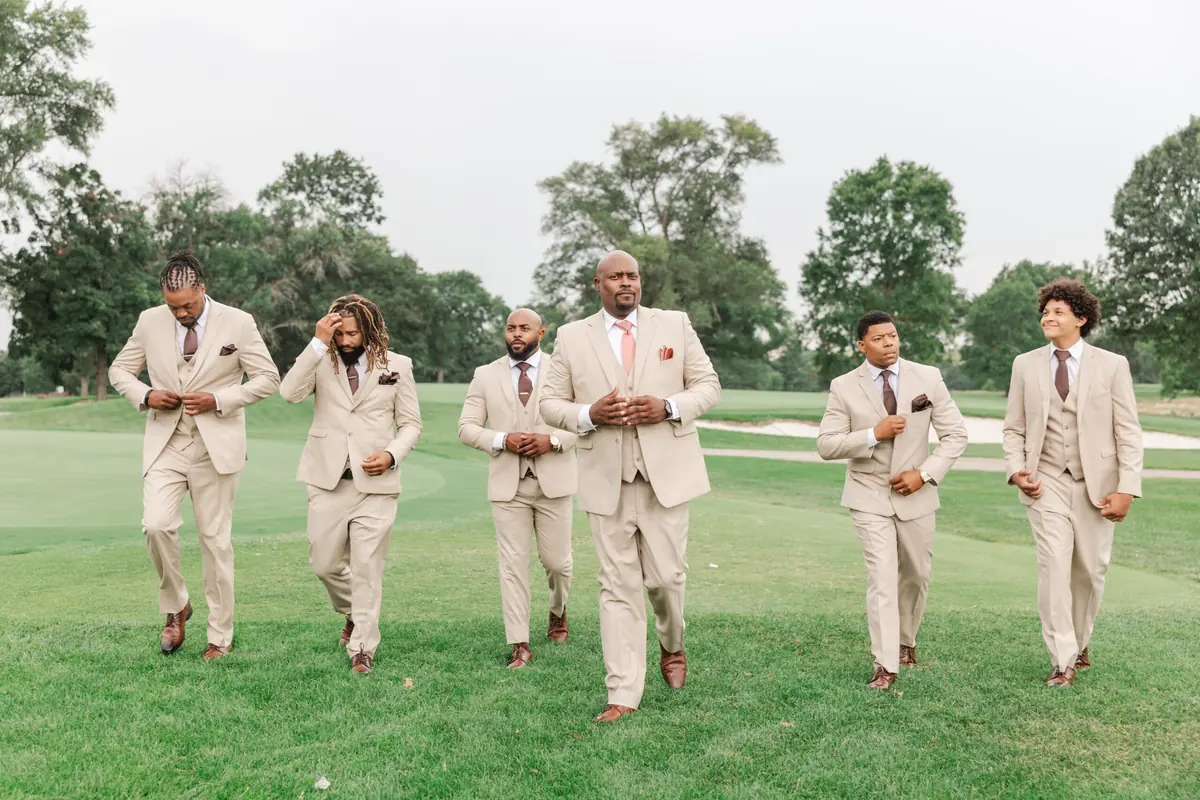groom and his groomsmen.