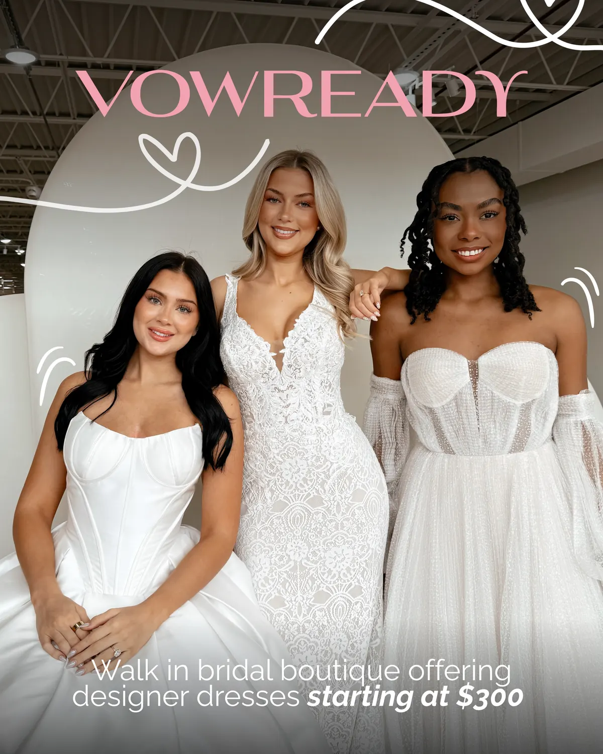 Vow Ready off-the-rack bridal boutique