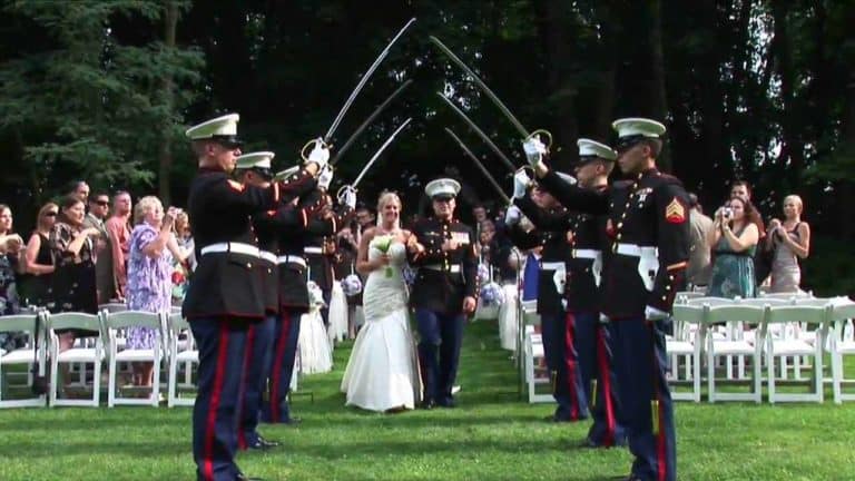 Military Saber Arch