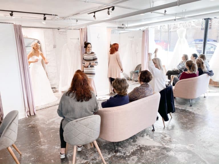 wedding dress arrival times