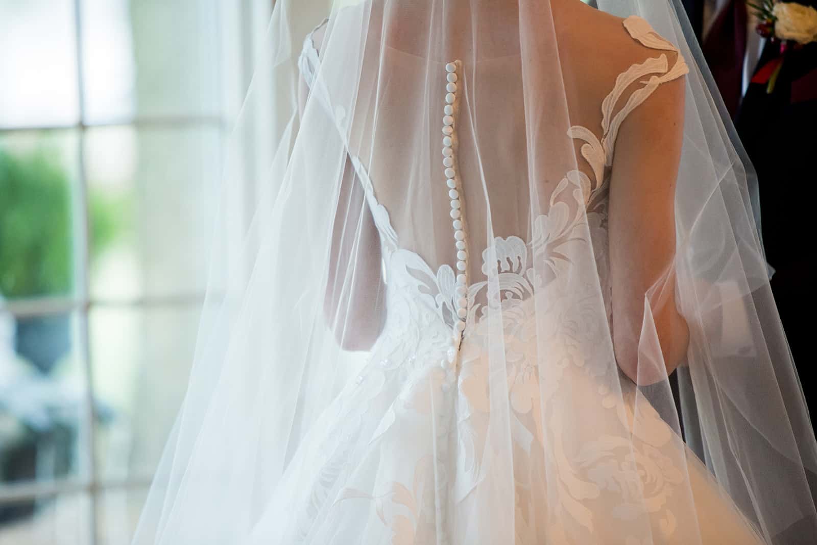 Buttons on Back of Dress