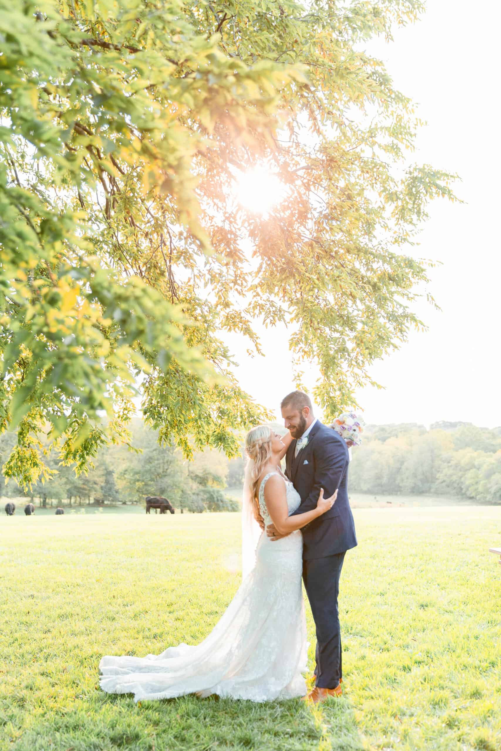 Sunset Wedding Picture