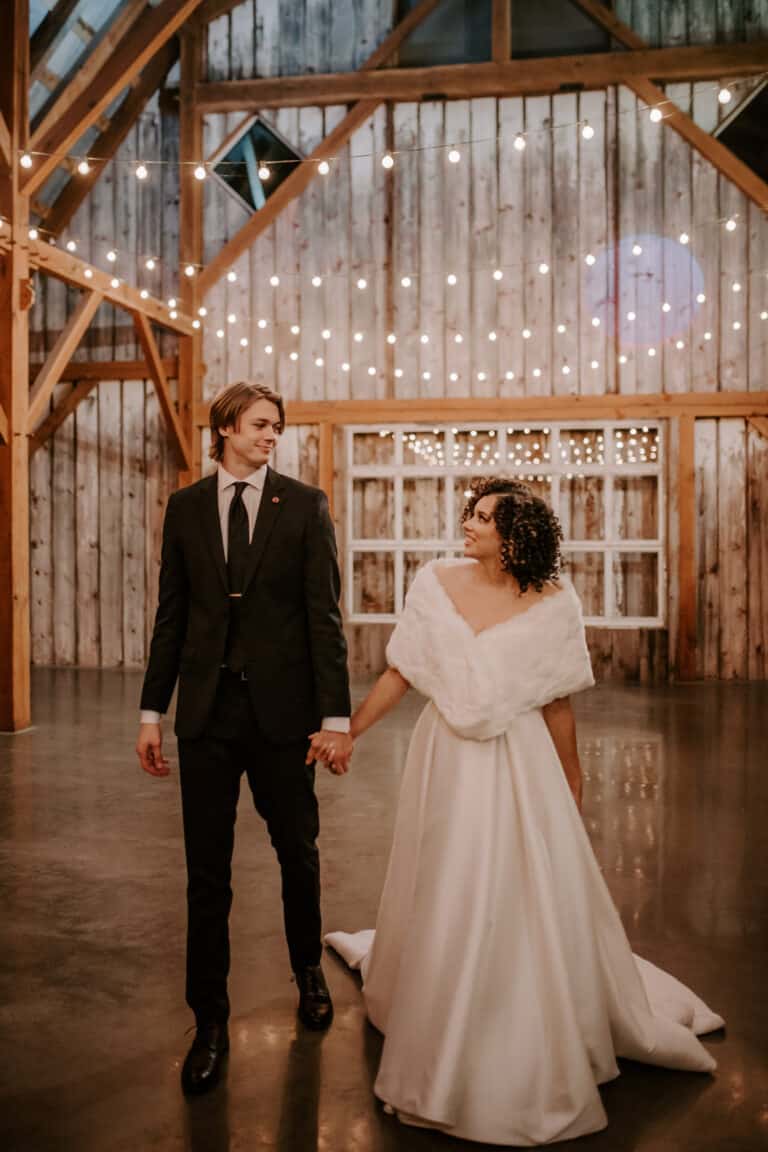 Wedding Dress with shoulder wrap