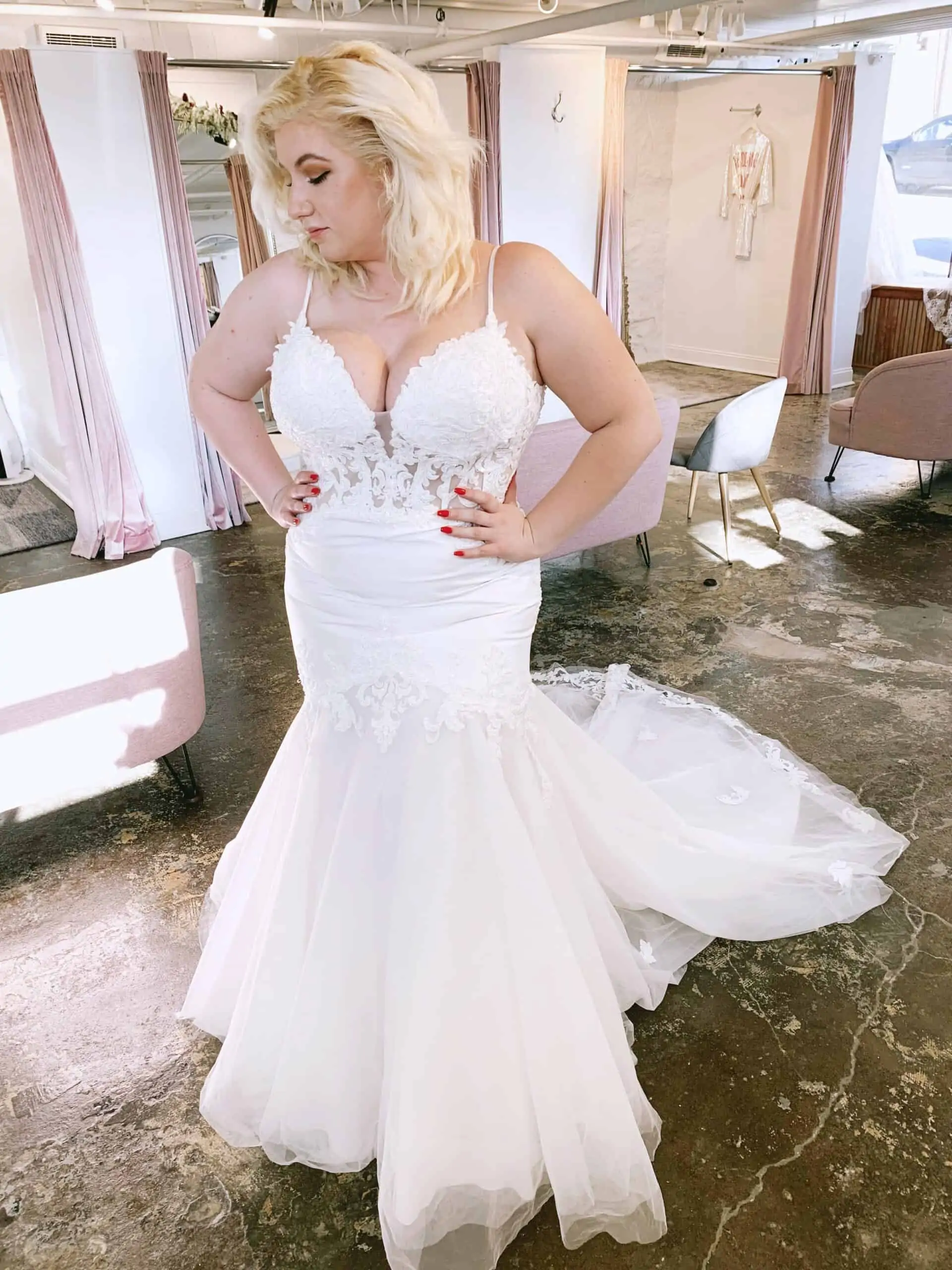 plus-size wedding dress