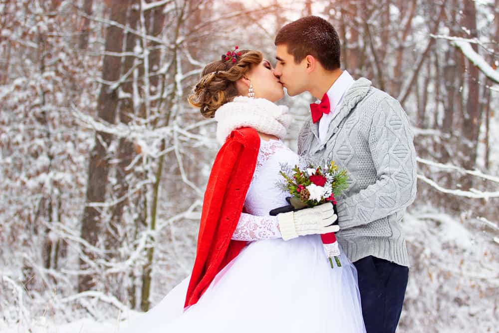 winter wedding cape
