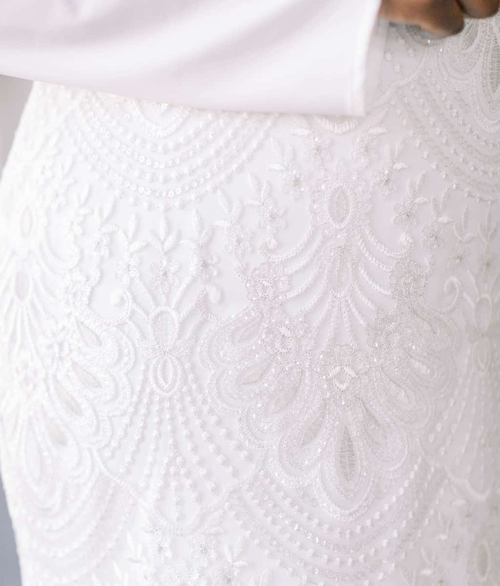 beaded sequined lace