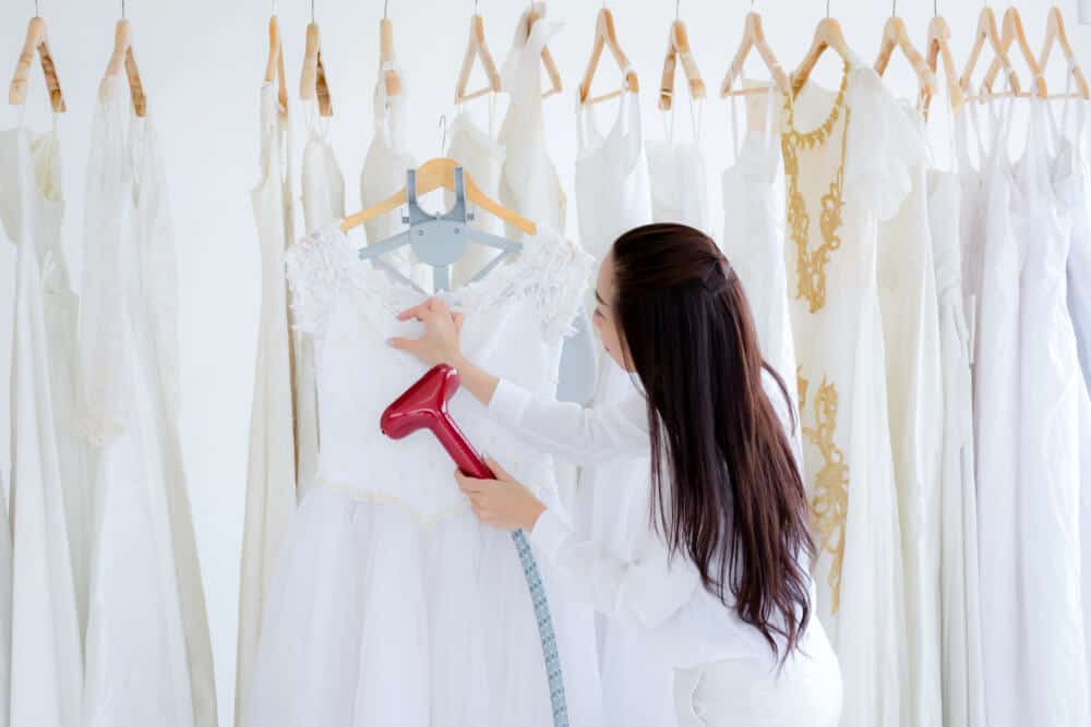 where to get wedding dress cleaned