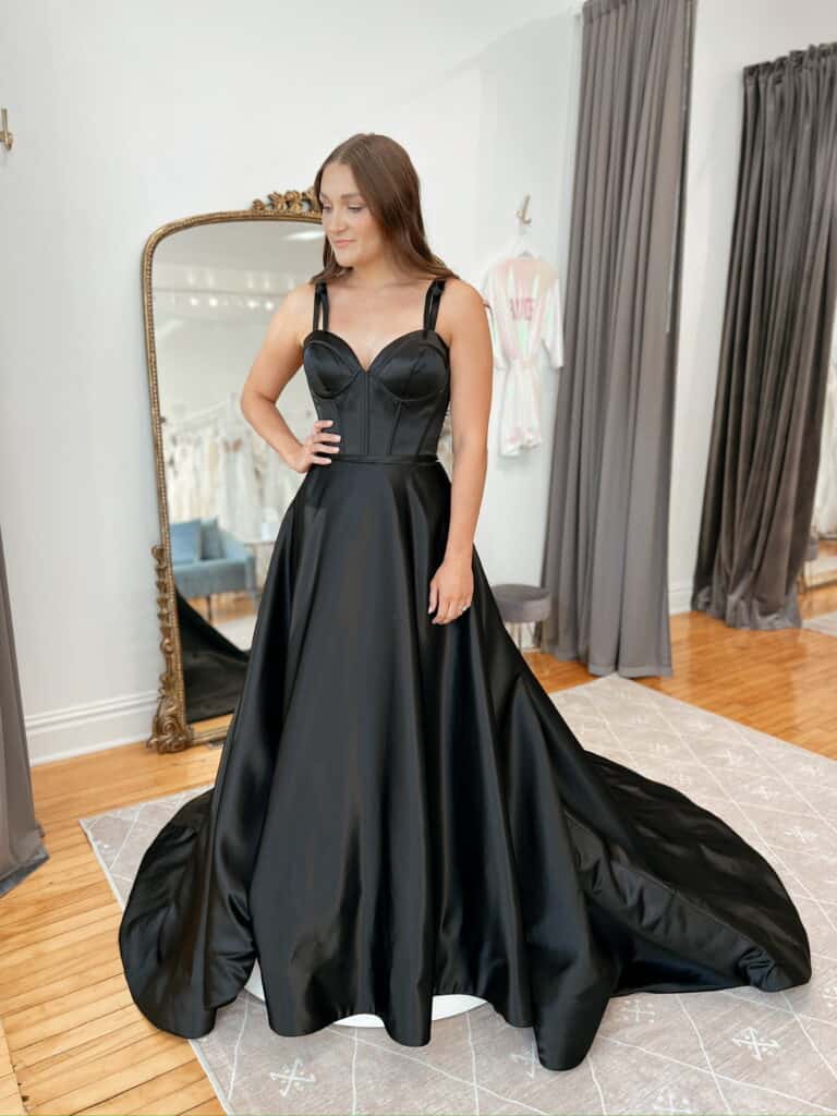 black wedding dress