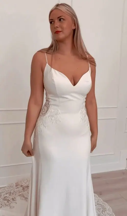 Illusion Waist wedding dress waistline