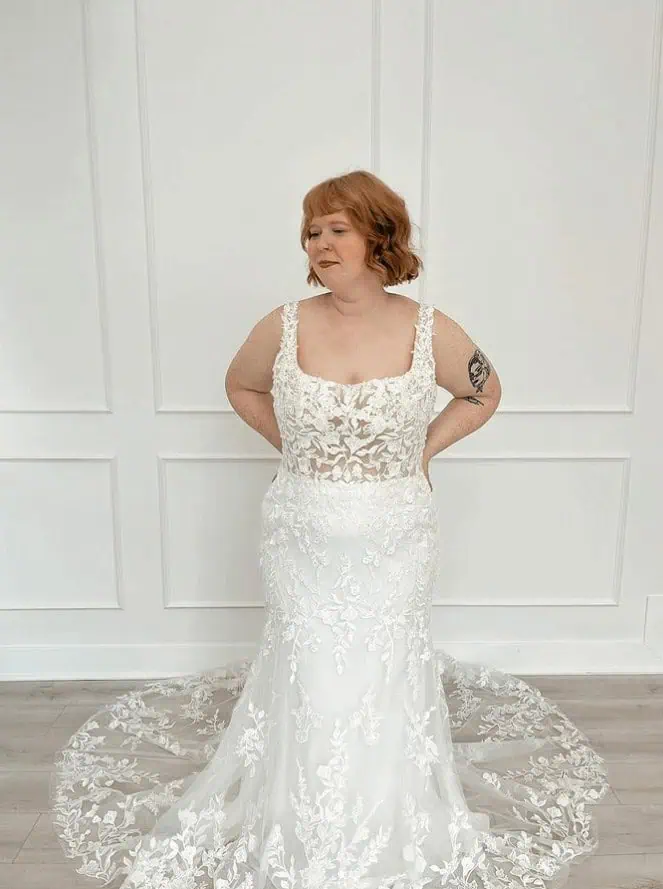 Natural Waist wedding dress