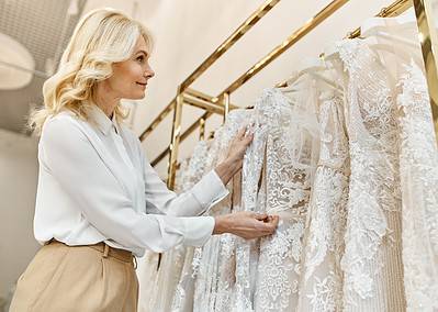 How to Navigate Wedding Dress Shopping With Your Mom