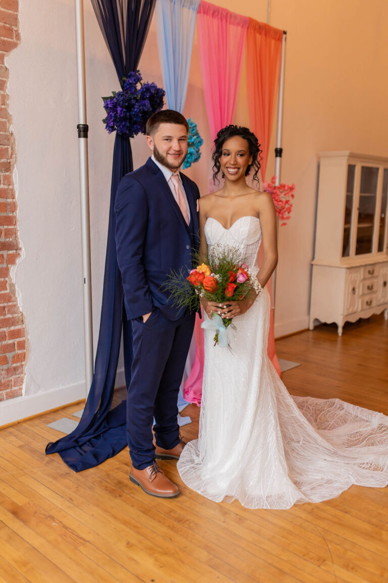 Vibrant and Funky Wedding Styled