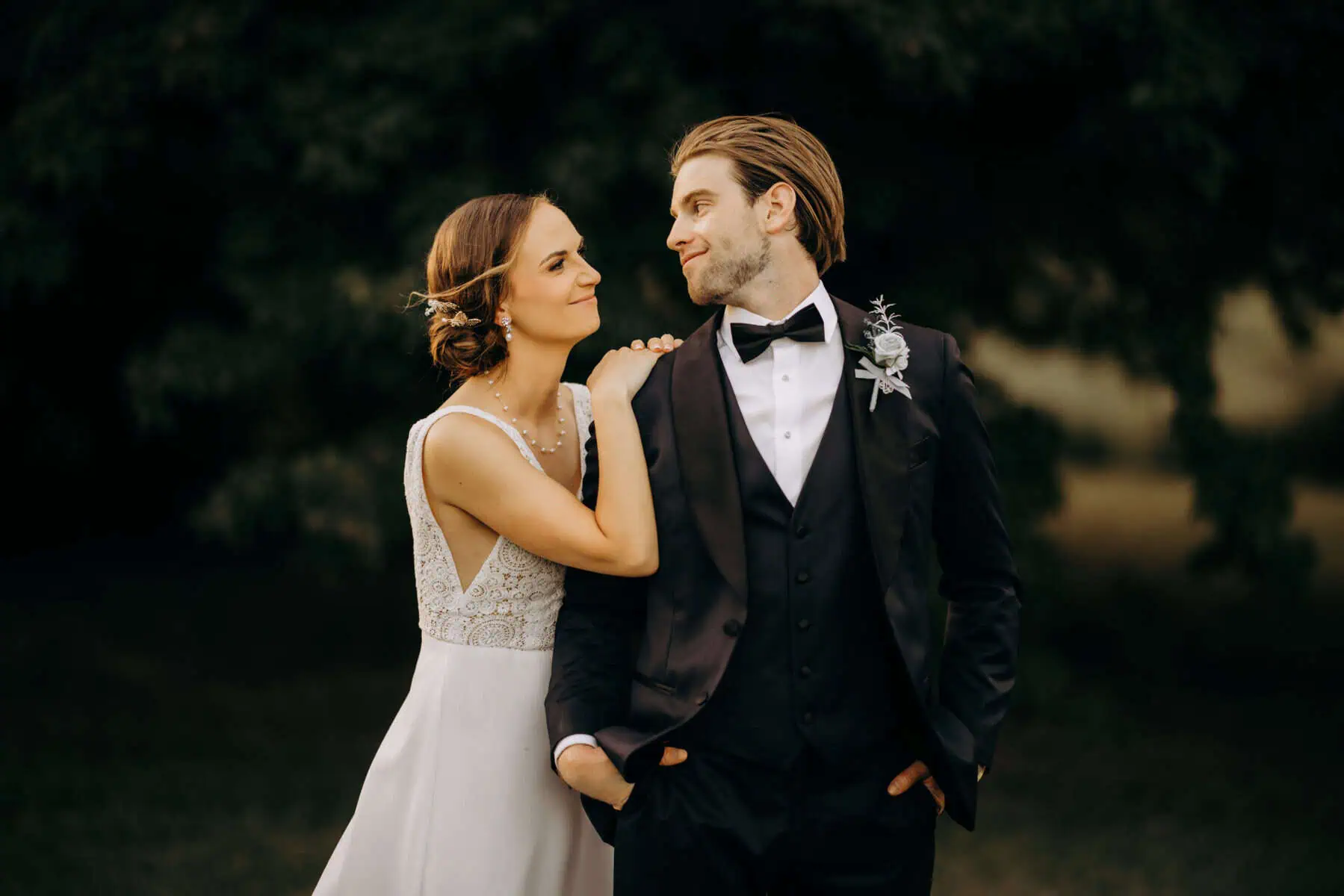 image of the bride and groom