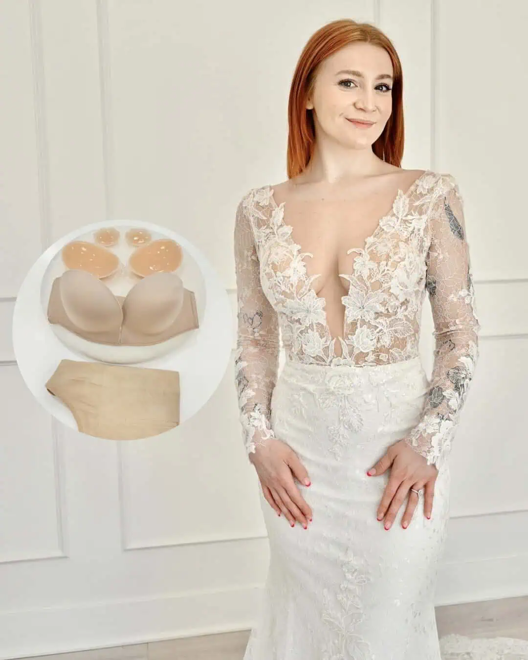 nude-colored undergarments