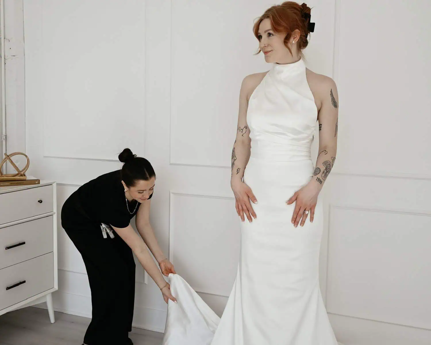 bride and savvy bridal stylist
