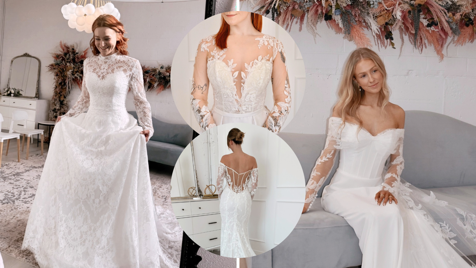 Neckline Pairings for Long Lace Sleeves