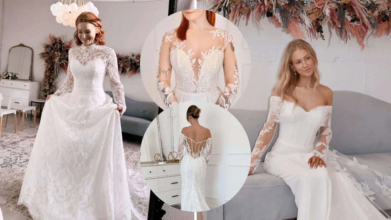 Neckline Pairings for Long Lace Sleeves