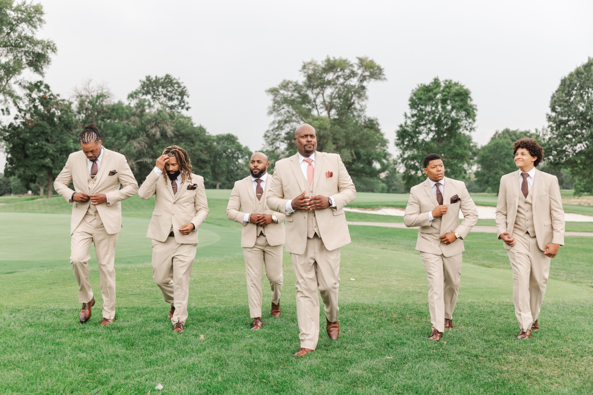 groom and his groomsmen.