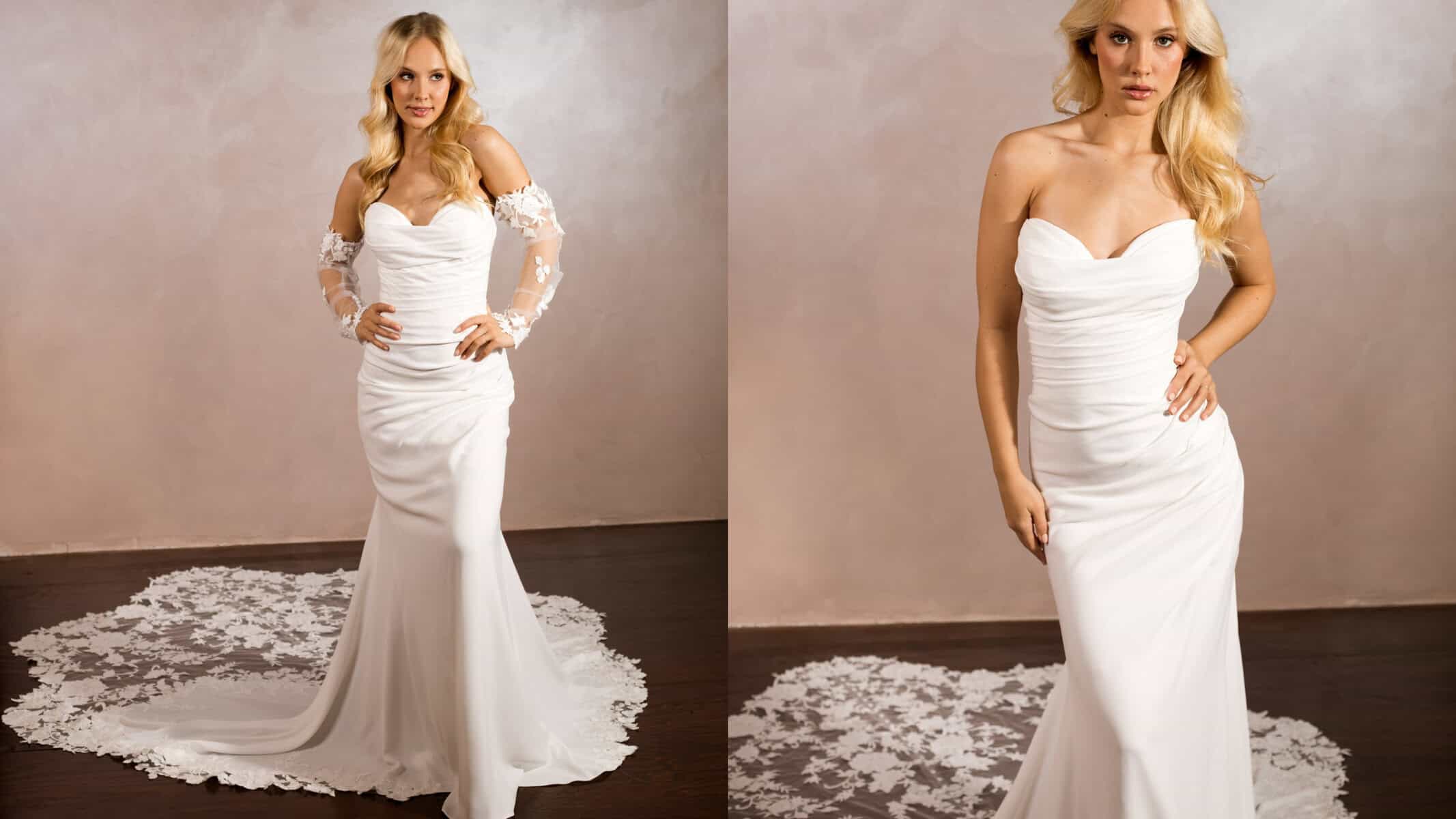 two ways wedding dress