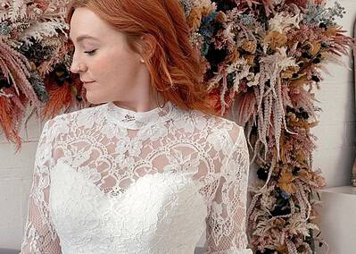 High Neck Wedding Dresses: A Chic Comeback for 2025
