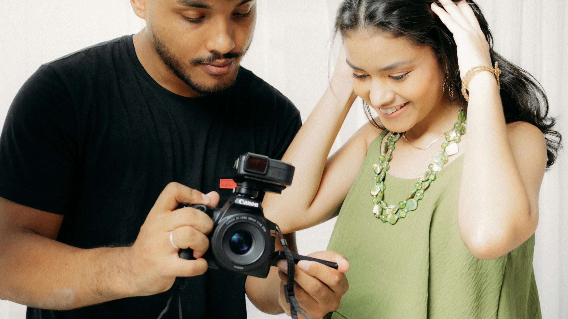 bride-to-be and photographer