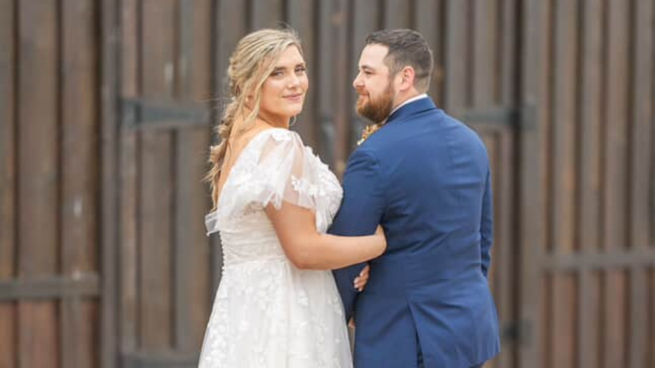 Savvy Bride Rachel Elliot and her groom