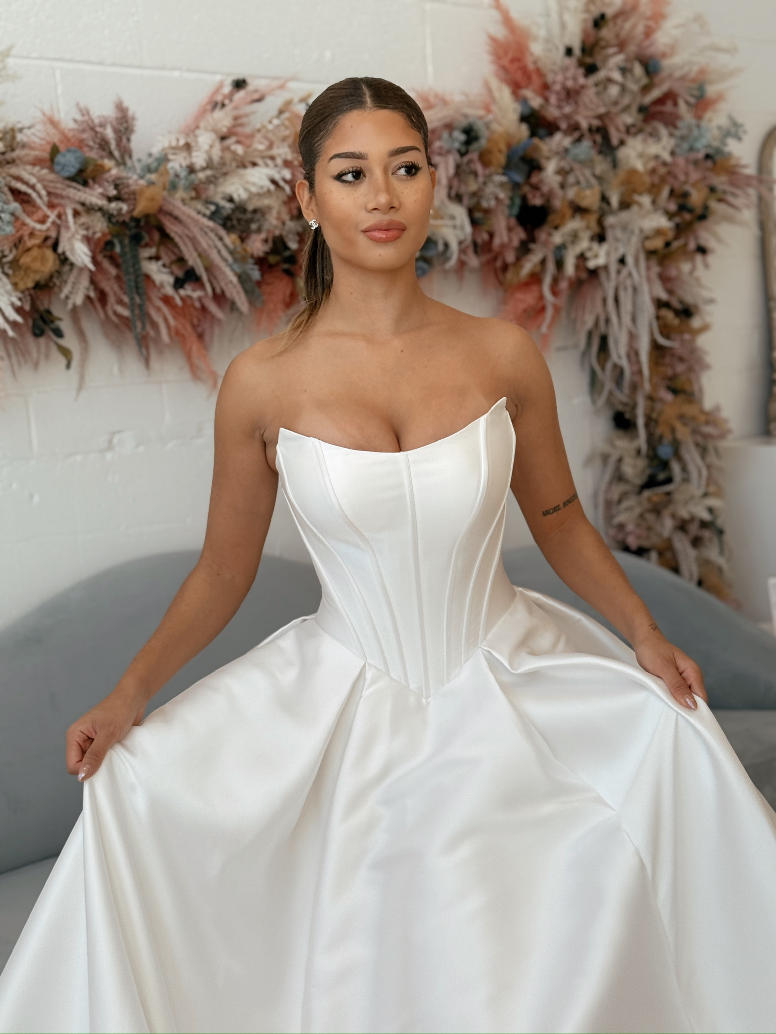 Basque Waist ball gown