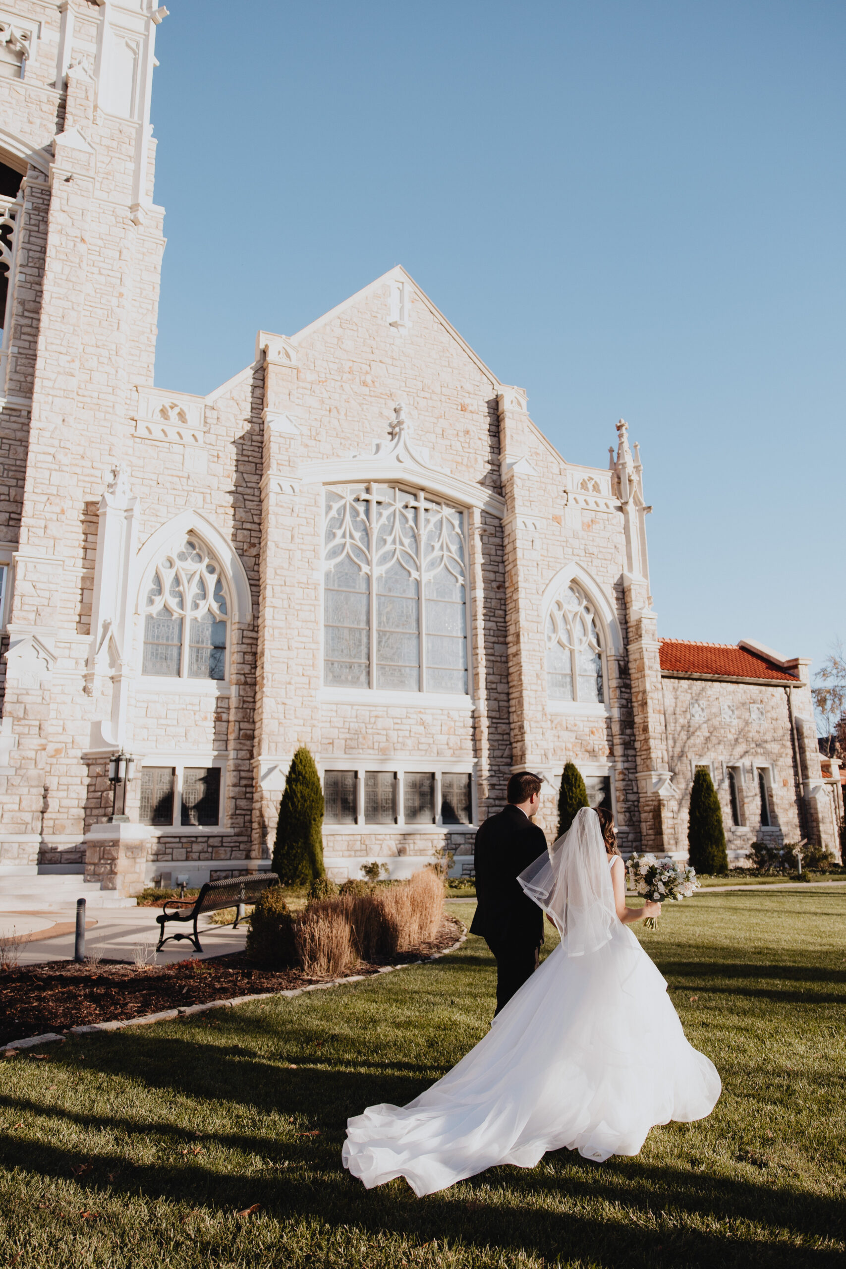 Caroline and Dave portrait session outdoors. 