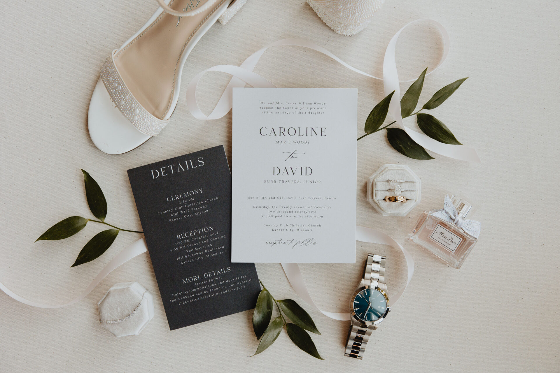 The Luxury Bridal wedding invitation