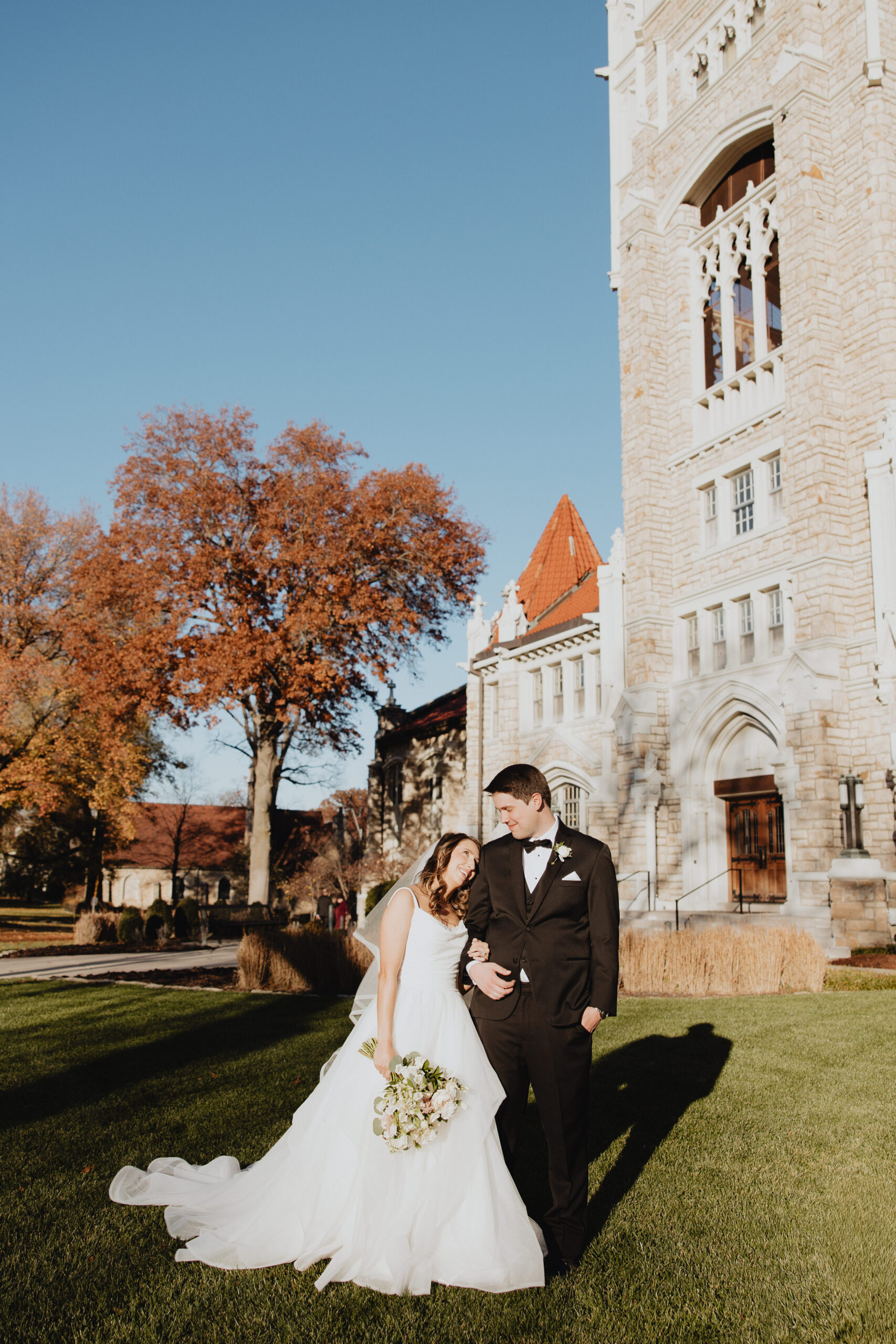 Caroline and Dave portrait session outdoors. 