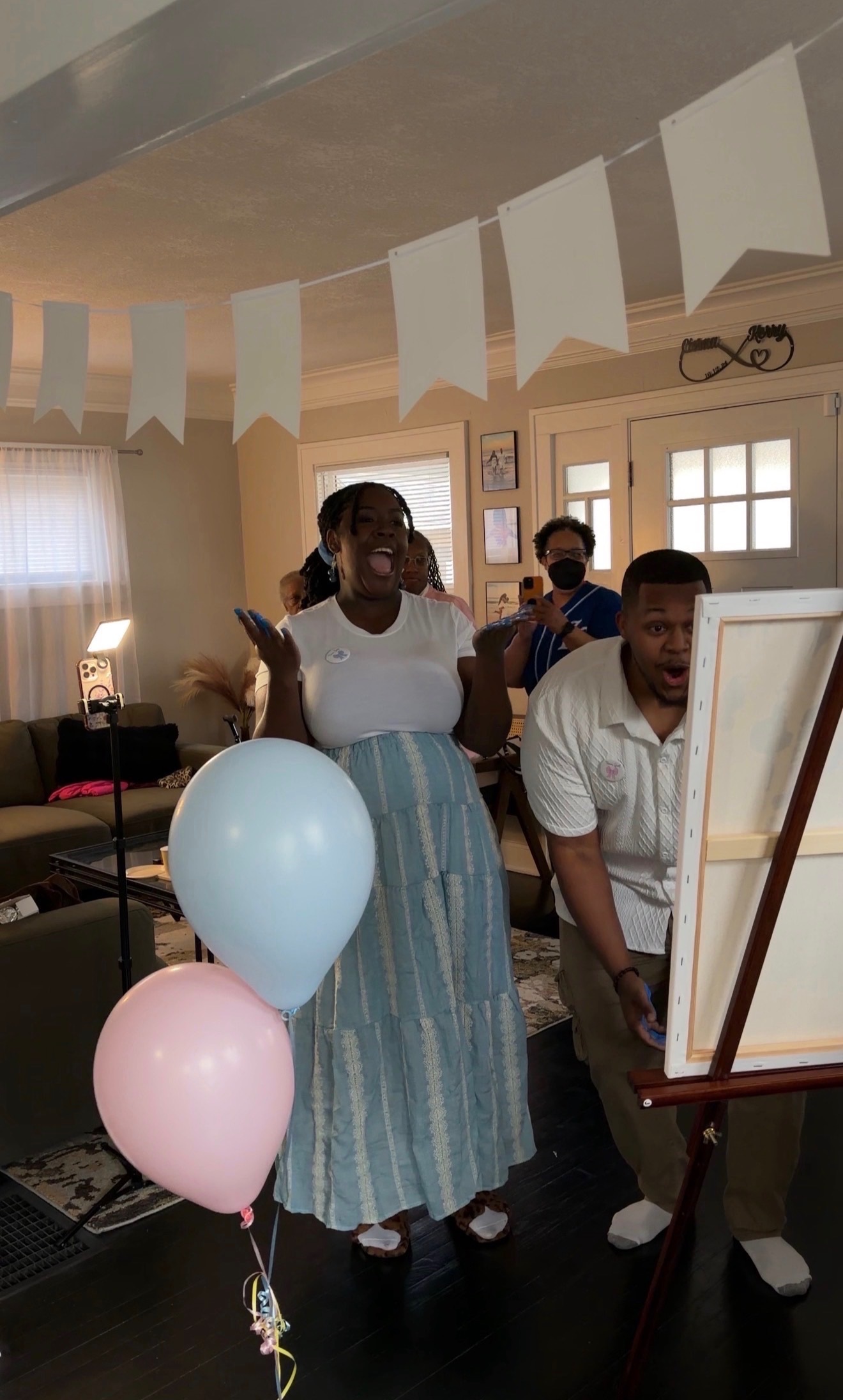 Cierra bay gender reveal party.