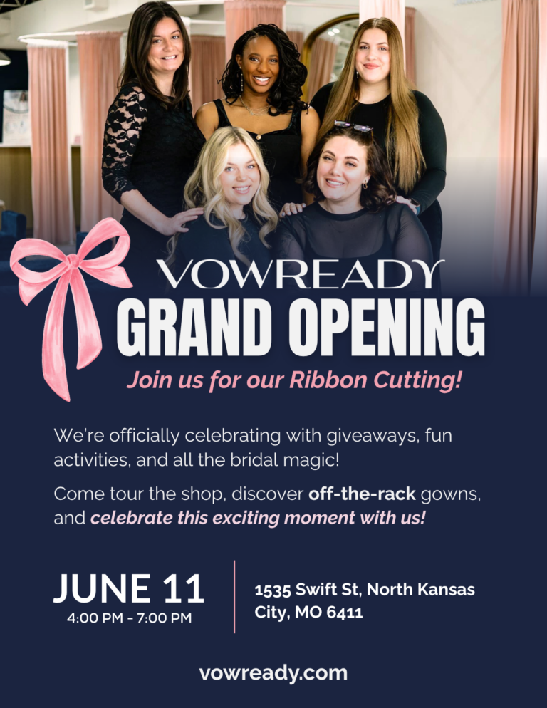 Vow Ready Grand Opening Flyer