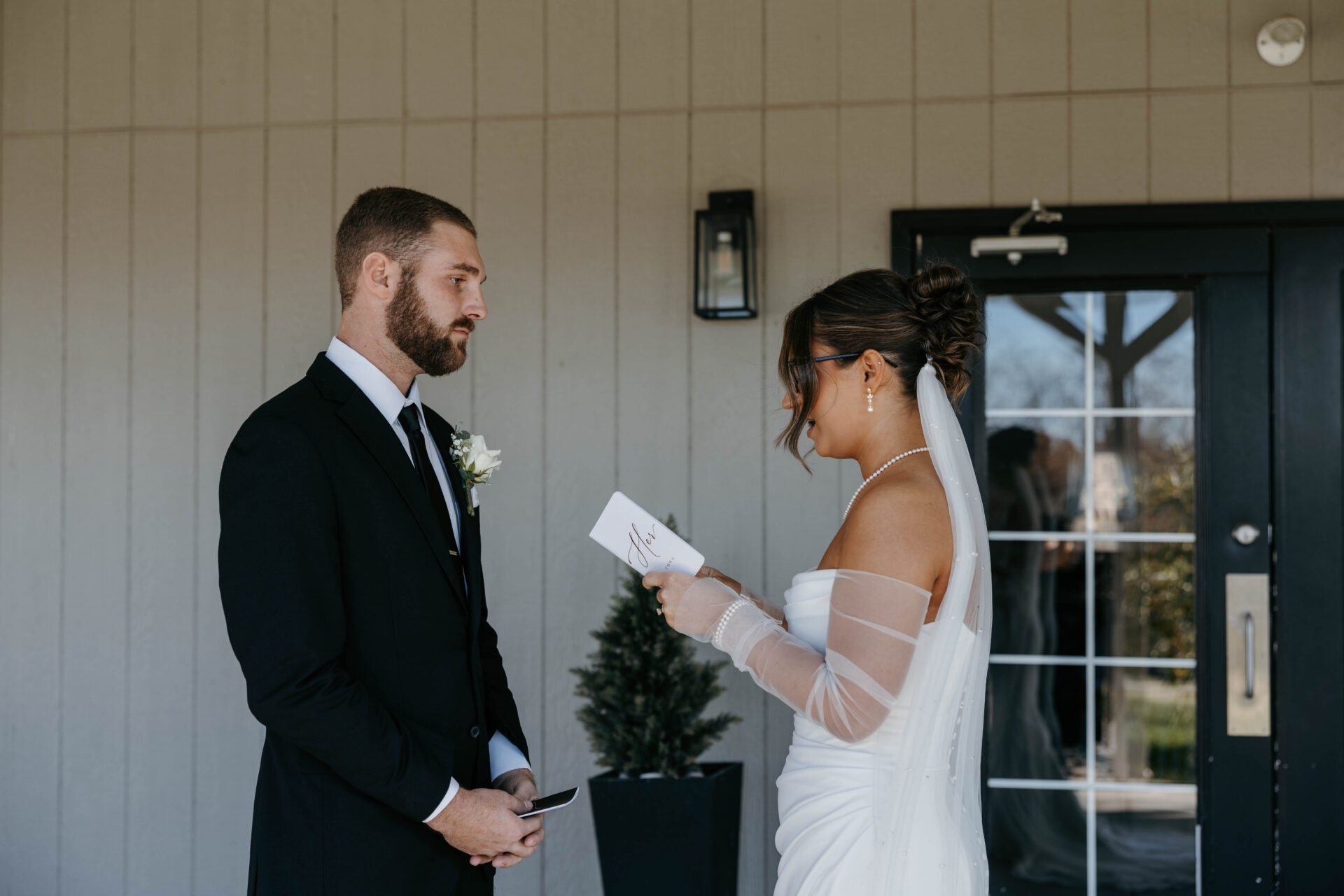 Darby and Colby shared private vows