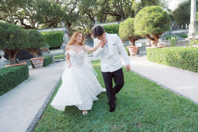 Bride planning her Fort Lauderdale wedding with wedding dress inspiration at Savvy Bridal Fort Lauderdale.