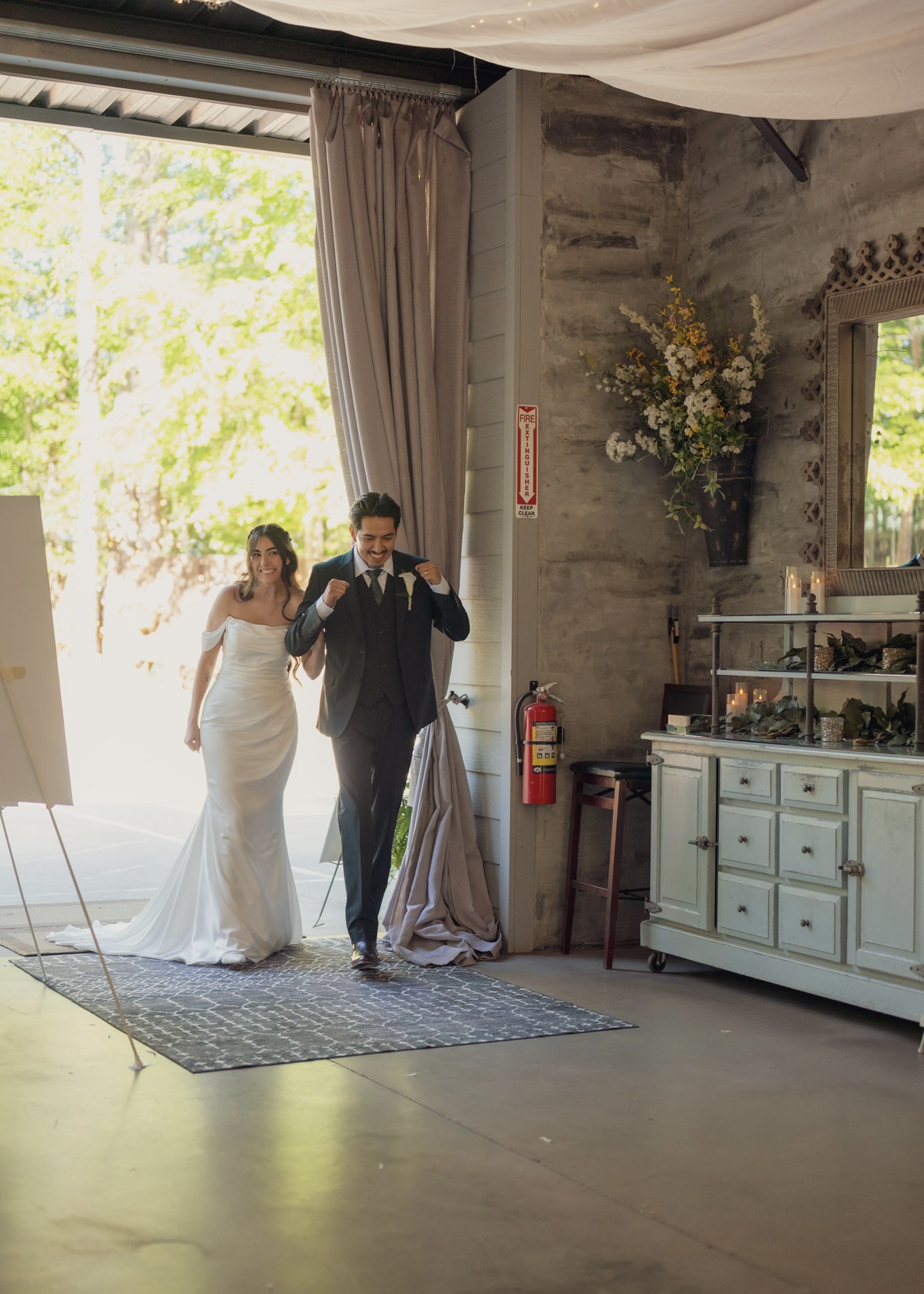 Savvy Bride Brenda and Saul Grand entrance photo.