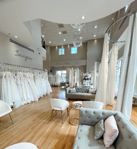 interior of Mollé Bridals